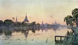 Images Dated 6th November 2012: Burma / Mandalay Moat 1905