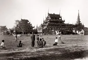 Burma Myanmar Rangoon Yangon Burmese monastery
