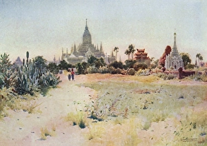 Images Dated 6th November 2012: Burma / Pagan / Ananda 1905