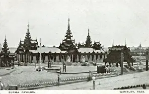 Burmese Prints: Burma Pavilion, British Empire Exhibition, Wembley