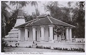 Burmese Buddhist Temple and Pagoda - Penang, Malaysia
