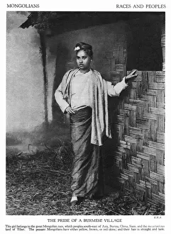 Southeast Prints: Burmese girl