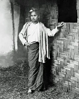Burmese girl, Burma (Myanmar)