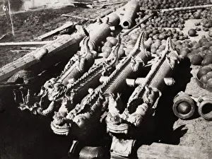 Burmese guns, cannon, artillery, 3rd Anglo Burmese war