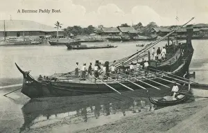 Stern Prints: A Burmese Paddy Boat