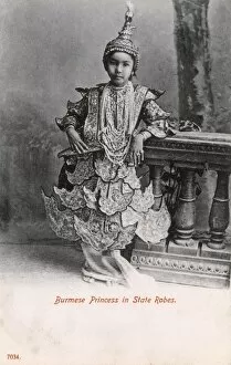 Conical Collection: Burmese Princess in Traditional costume (State Robes)