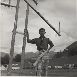 Burmese scout at a camp