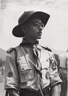 Burmese scout at a camp