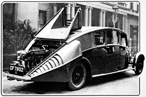 Expensive Prints: Burney streamlined car