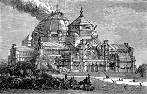 Images Dated 15th February 2005: The Burning of the Alexandra Palace, 1873
