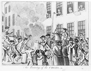 The burning of the Crisis