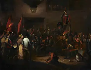 Burning the Effigy of Lundy in Derry