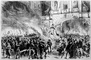 Feeling Prints: Burning effigy of the Pope