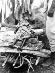 Funeral Prints: A burning ghat, India
