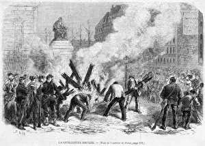 Communards Prints: Burning the Gullotine