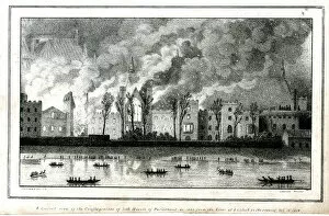 Burning of the Houses of Parliament, 16 October 1824