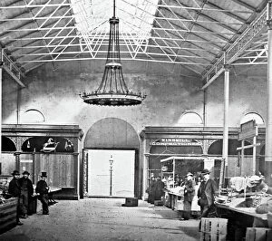 Images Dated 20th March 2020: Burnley Market Hall, circa 1870