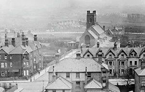 Burnley panorama, Lancashire, early 1900s