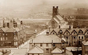 Burnley panorama, Lancashire, early 1900s