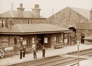 Burnley Rosegrove Railway Station early 1900s