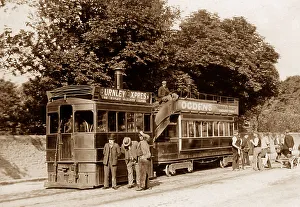 Burnley Steam Tram early 1900s