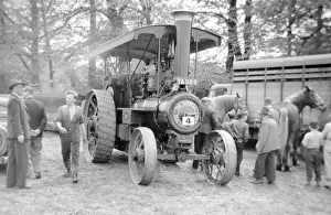 Today Prints: Burrell General Purpose Traction Engine TA369 Red Gauntlet