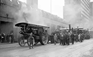 Compound Prints: Burrell Showmans Road Locomotive The Rover J3471