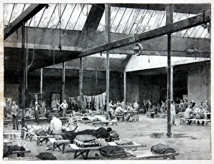 Italians Collection: Burrs Mill, Bury - Italian internees, WWII - Matania