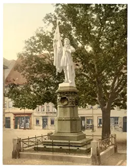 Thuringia Prints: Burschenschatts (i. e. Burschenschafts), Monument, Jena, Thu