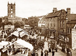 Burton-on-Trent Market Place early 1900s