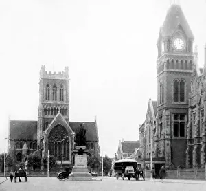Burton Prints: Burton on Trent Town Hall and St. Paul's Church