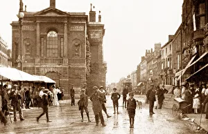 Edmunds Prints: Bury St. Edmunds Town Hall early 1900s