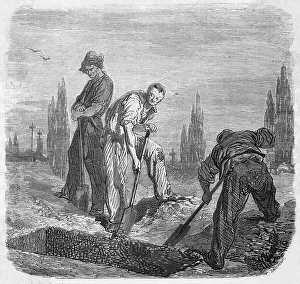 Spades Prints: Burying a body, France
