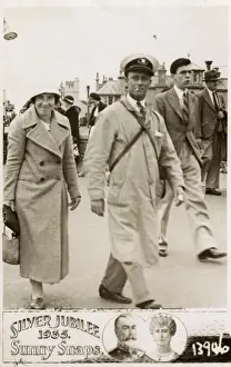 Snaps Prints: Bus conductor and his wife in Bognor Regis, West Sussex