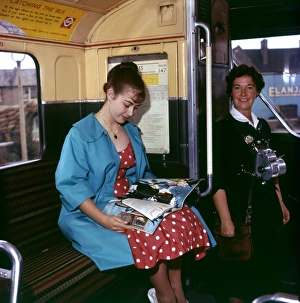 Images Dated 29th June 2016: Bus Conductress