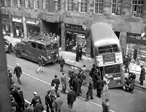 Bus crash in Cannon Street, City of London