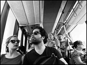 Images Dated 6th June 2016: Bus passengers Italian bus
