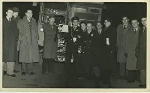 Last Bus on Route 262, London, England. Date: 1953