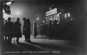 Foggy Prints: The Bus Stop, Westminster