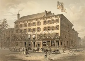 Hoboken Prints: Buschs Hotel, Hoboken, N. J