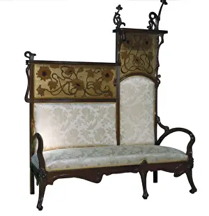 Furnish Prints: BUSQUETS i JANɬJoan (1874-1949). Sofa. 1899. Modernism