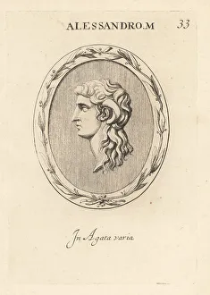 Macedon Prints: Bust of Alexander III of Macedon
