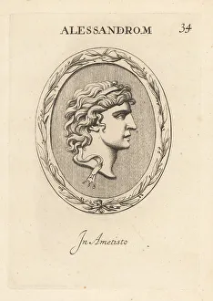 Macedon Prints: Bust of Alexander III of Macedon