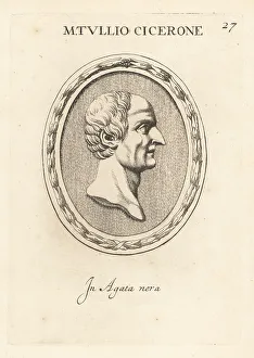 Cicero Prints: Bust of Cicero, Roman statesman and philosopher