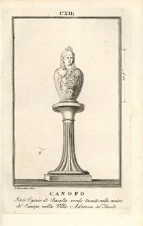 Idol Collection: Bust of the Egyptian idol Canopus, god of water