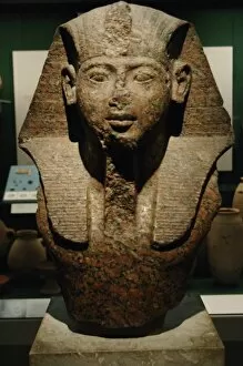 Bust of egyptian pharaoh