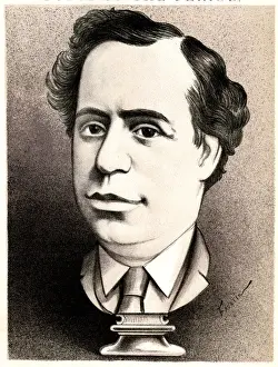 Busts Prints: Busts of the Period - J L Toole, actor