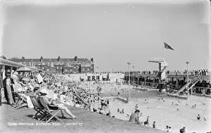 Sunbathing Prints: Busy Day at Hastings Bathing Pool