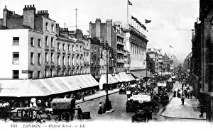 Busy day in Oxford Street, London W1