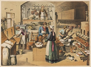 Busy French bakery